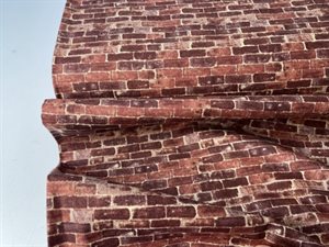 Patchwork stof - Northcott, naturescapes basics, red brick